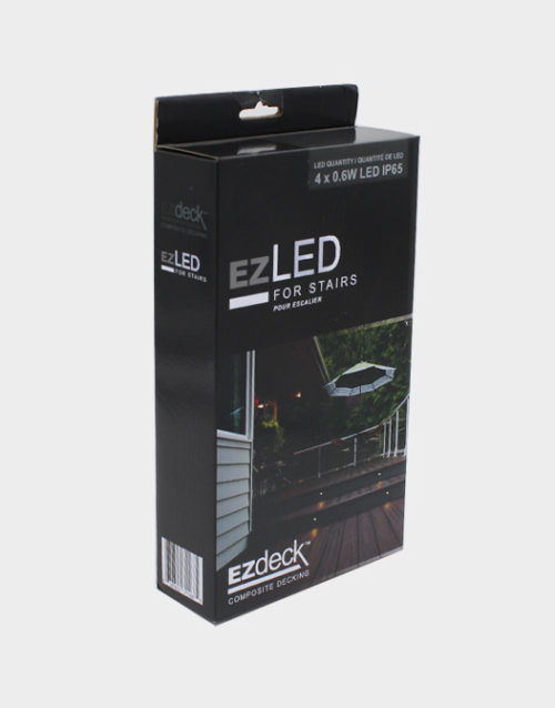 LED de contremarche de composite éclairage terrasse accessoire jardin